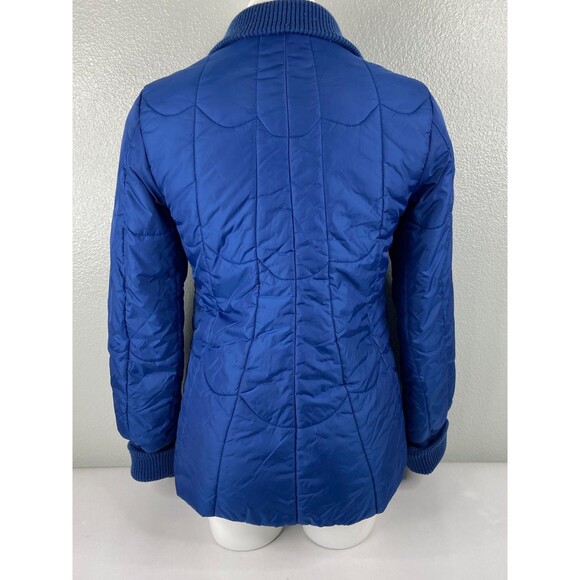 Diesel Women Small Quilted Puffer Jacket Blue Casual Winter - Picture 6 of 10